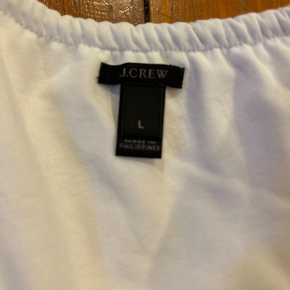 J Crew One-Shoulder Ruffle Top L - Picture 2 of 4